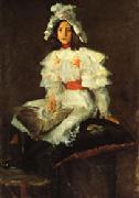 William Merritt Chase Girl in White Sweden oil painting artist